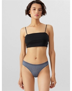 Трусы слипы женские синие кружевные Mark formelle