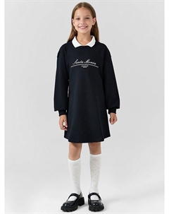 Платье для девочек черное с надписью santa moniсa Mark formelle