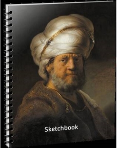 Скетчбук Попурри Рембрандт. Портрет мужчины в восточном костюме