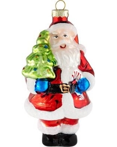 Елочная игрушка Волшебная страна Дед Мороз с елью / 108574