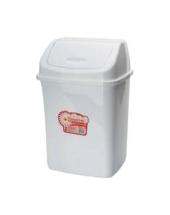 Мусорное ведро Эльфпласт Ромашка с перекидным верхом ЕР108