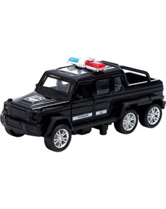 Масштабная модель автомобиля Автоград Джип 6X6 спецслужбы