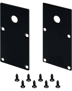 Заглушка для профиля Arlight LINE-S-3667 BLACK с отверстием / 042915