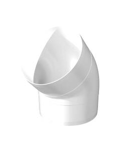 Колено воздуховода ERA 16ККП45 Эра