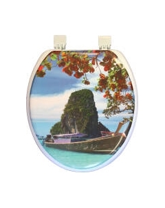 Сиденье для унитаза Еврокомфорт Океан. Лодка 103-311-01В25