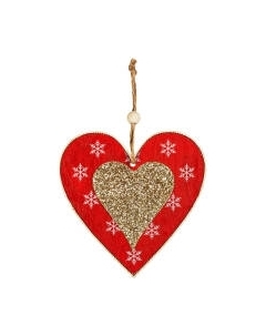 Елочная игрушка Erich Krause Decor Сердце / 47740 Erich krause
