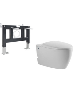 Унитаз подвесной с инсталляцией Abber Bequem AC1107P-AC0101P