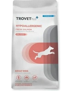 Сухой корм для собак Trovet Plus Adult Dog Hypoallergenic Fresh Salmon Trovet plus