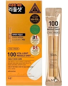 Сыворотка для лица Vt Cosmetics Vita-Light Reedle Shot 100 Stick с микроиглами и витамином C Vt cosmetics