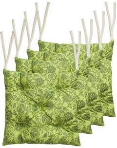 Подушка на стул MATEX Homely Зеленые Цветы / 67-917 Matex