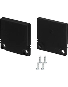 Заглушка для профиля Arlight SL-SLIM20-H20 BLACK глухая / 047638