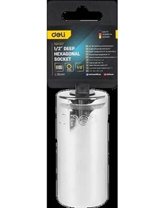 Головка слесарная Deli Торцевая шестигранная / EDQ4327