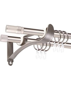 Карниз для штор АС ФОРОС Prime D16Г/16Г + наконечники Цилиндр Ас форос