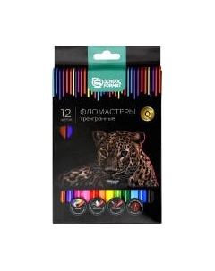 Фломастеры Schoolformat Дикая планета / ФЛ12-ДПЛ Schoolформат