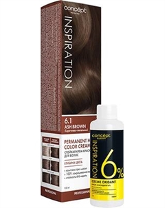 Крем-краска для волос Concept Fusion 6.1 + Крем-оксидант 6%