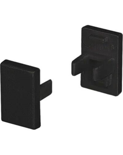 Заглушка для профиля Arlight SL-MINI-8-H12 BLACK глухая / 037505