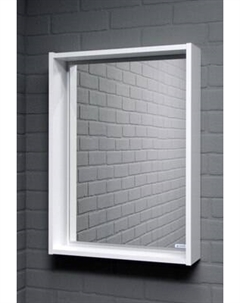 Шкаф с зеркалом для ванной Айсберг Аура 50 DA2506HZ