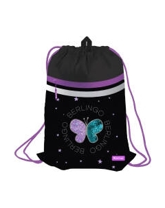 Мешок для обуви Berlingo Shining Butterfly / SB-EX-1001