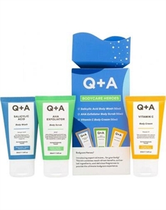 Набор косметики для тела Q+A Body Care Heroes Q+a