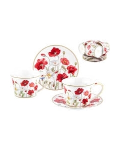 Набор для чая/кофе Elan Gallery Маки / 420457 Elan gallery
