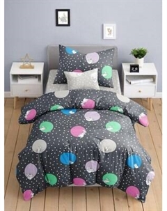 Комплект постельного белья Ночь нежна Роджер 1.5сп 50x70 / 500449-1+500450-1