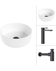 Умывальник со смесителем Lauter 21499-31 + Cascade 21СК0655BS с сифоном 21635B