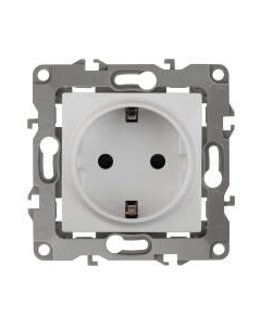 Розетка ЭРА Schuko 12-2102-01 / Б0014687 Эра