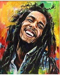 Картина по номерам Молли Боб Марли 40x50 / HR0328 Molli