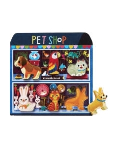 Развивающая игрушка Crocodile Creek Рамка-вкладка Зоомагазин 2871-9 Crocodile creek
