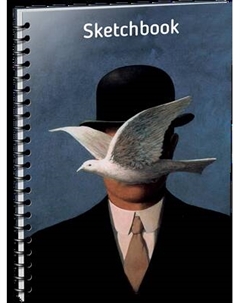 Скетчбук Попурри Магритт. Человек в котелке 03614