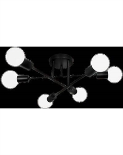 Потолочный светильник Mirastyle MH-1648/6 BK
