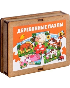 Развивающая игра Мастер Вуд Животные / WPM Мастер вуд