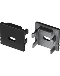 Заглушка для профиля Arlight SL-MINI-15 BLACK с отверстием / 049420