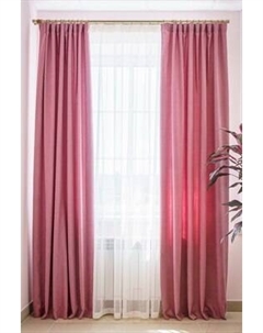 Комплект штор Decoretto Канвас Пыльная роза КПР-K24