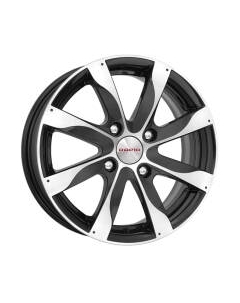 Литой диск K&K Джемини (КС480) 14x5.5" 4x100мм DIA 67.1мм ET 39мм Алмаз черный K&k