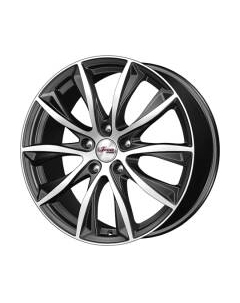 Литой диск iFree Kazantip (KC684) 18x7.5" 5x105мм DIA 56.6мм ET 38мм Black Jack Ifree