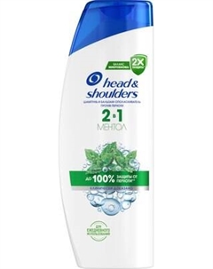 Шампунь для волос Head & Shoulders Ментол против перхоти 2 в 1 Head & shoulders