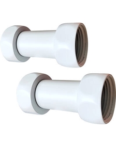 Комплект фитингов для полотенцесушителя Luxon 1"x1" г/г 730SCH1010Ral9016