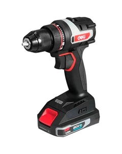 Дрель-шуруповерт DE-CZ20-2D2 (с 2-мя АКБ, сумка) Deli