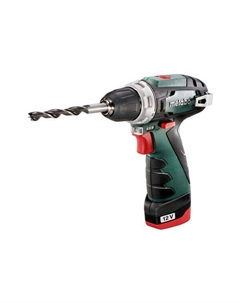 Дрель-шуруповерт PowerMaxx BS Basic (600984500) с 2-мя АКБ Metabo