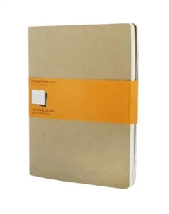 Блокнот Cahier Journal XLarge QP421 (бежевый) 3 шт Moleskine