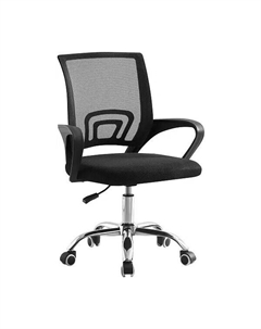 Кресло офисное Виола 695 AF-C4021 (черный/черный) Mio tesoro
