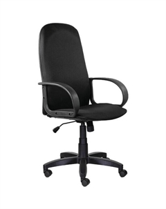 Кресло Praktik EX-279 (ткань JP/кожзам, черный) Brabix