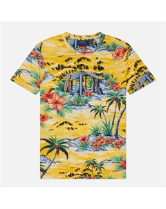 Мужская футболка Custom Slim Fit Tropical Jersey Polo ralph lauren