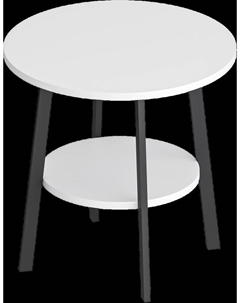 Стол журнальный СтЖ-525-4-2-Белый Макс стайл