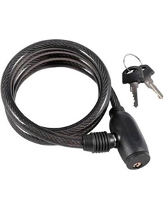 Замок велосипедный 506K-1018 10x1800мм. Tonyon