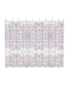 Шторка для ванной Весенний цветочный орнамент A8814 Fashun