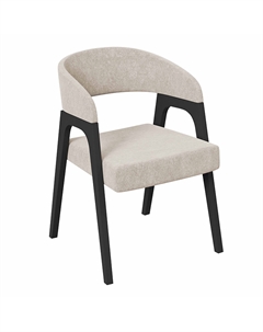 Кресло ТЕХАС №208 Велюр Jercy cream/черное дерево кремовый Трия