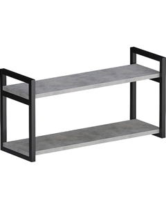 Полка настенная Пн700-2-Темный Бетон Макс стайл