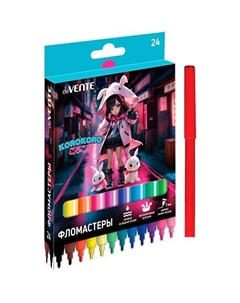 Фломастеры 24цв Korokoro 5083530 Devente